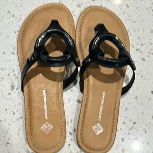 Antonio Melani black slippers